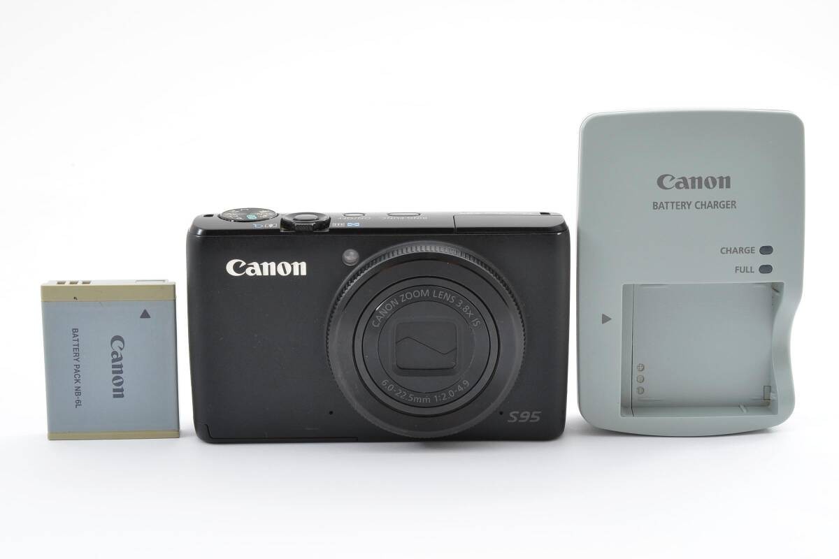 Canon PowerShot S95 10.0MP Compact Digital Camera Black Fast