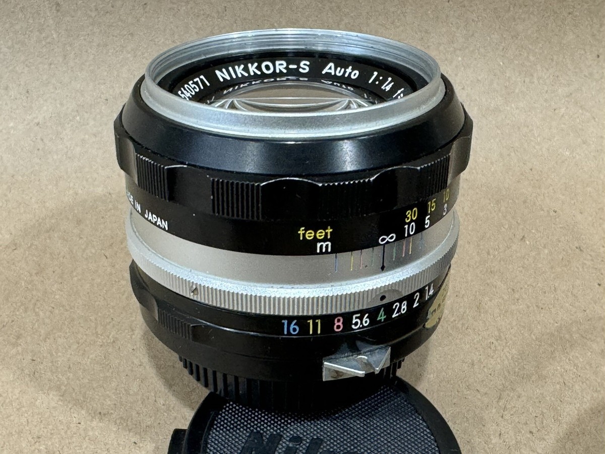 Nikon Nikkor-S Auto 50mm f/1.4 non Ai MF Lens for F F2 w/Hood | eBay