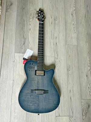 Godin A6 Ultra - Denim Blue Flame with bag | eBay