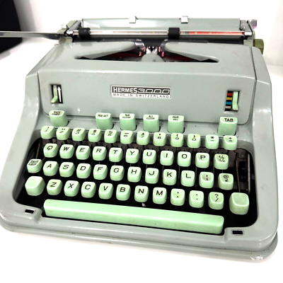 Hermes 3000 Typewriter - Rare! Made in Switzerland | eBay