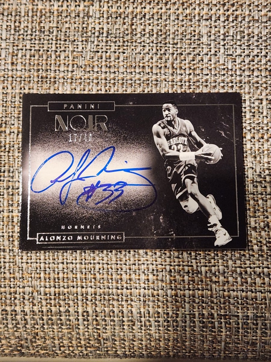 Alonzo Mourning Auto psa9 panini