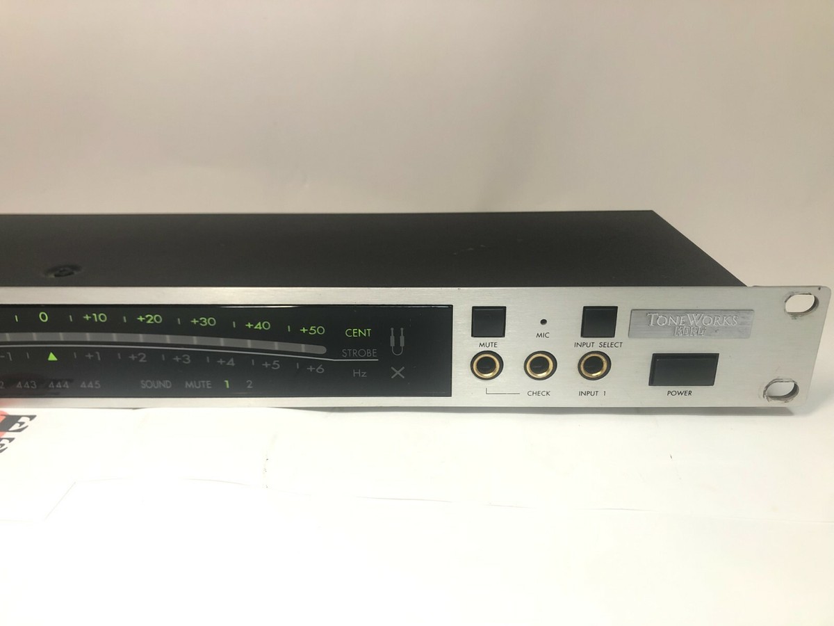 KORG DTR-1 Rack Mount Chromatic Digital Tuner Tested Free Shipping