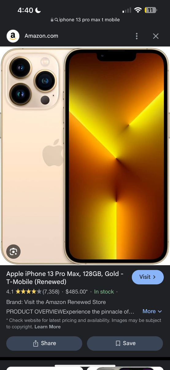 iPhone13ProMax 128GB ゴールド Apple iPhone 13 Pro Max 128GB SIM