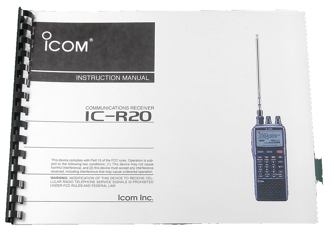 ICOM IC-R20 広帯域受信機 希少】ICOM 広帯域受信機 IC-R20 完動品