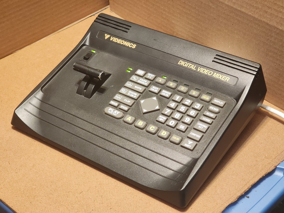 Vintage Videonics MX1 NTSC Digital Video Mixer Switcher VideoMixer
