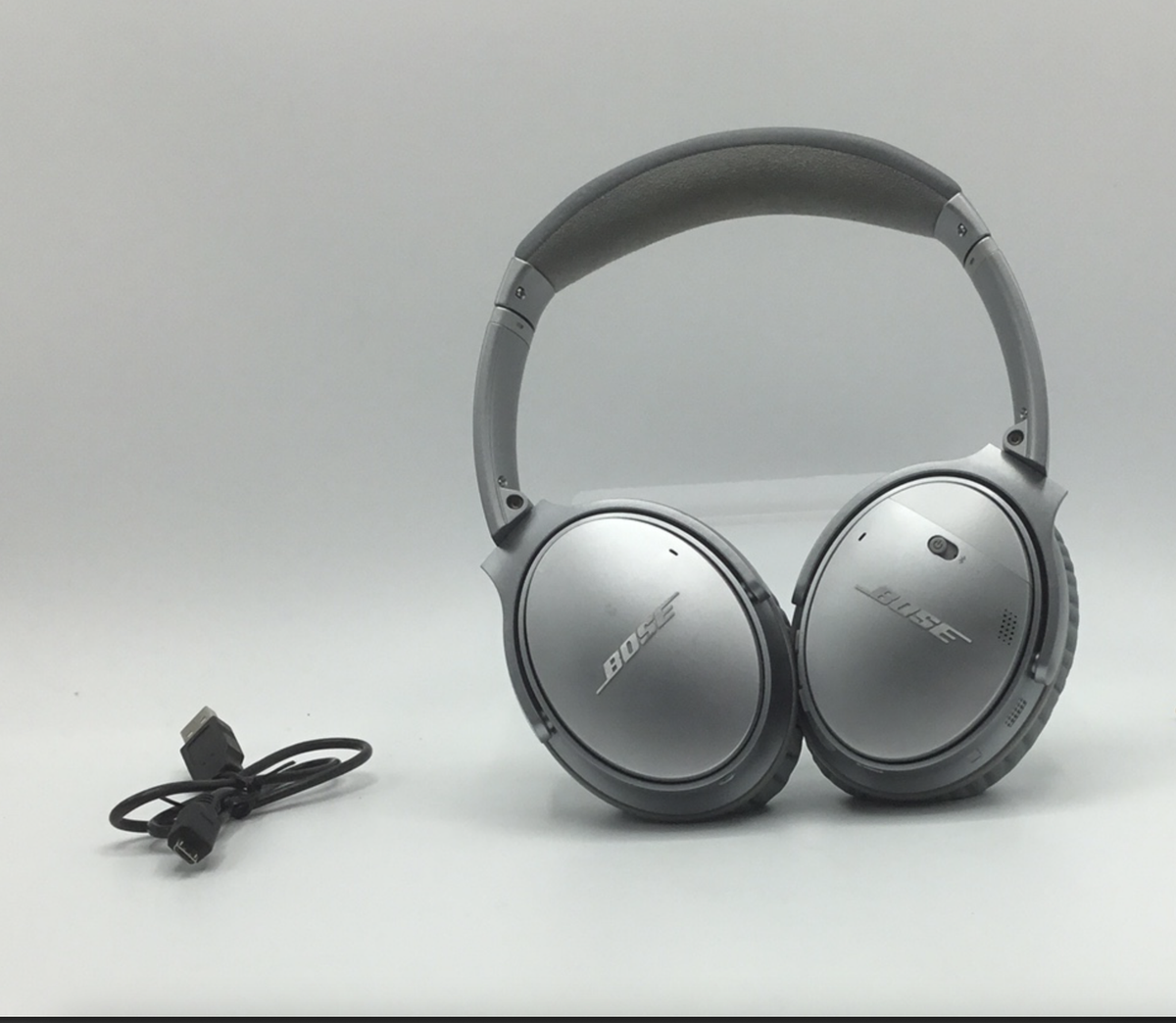 Bose QuietComfort 35 QC35 Series I Wireless Headphones - Silver