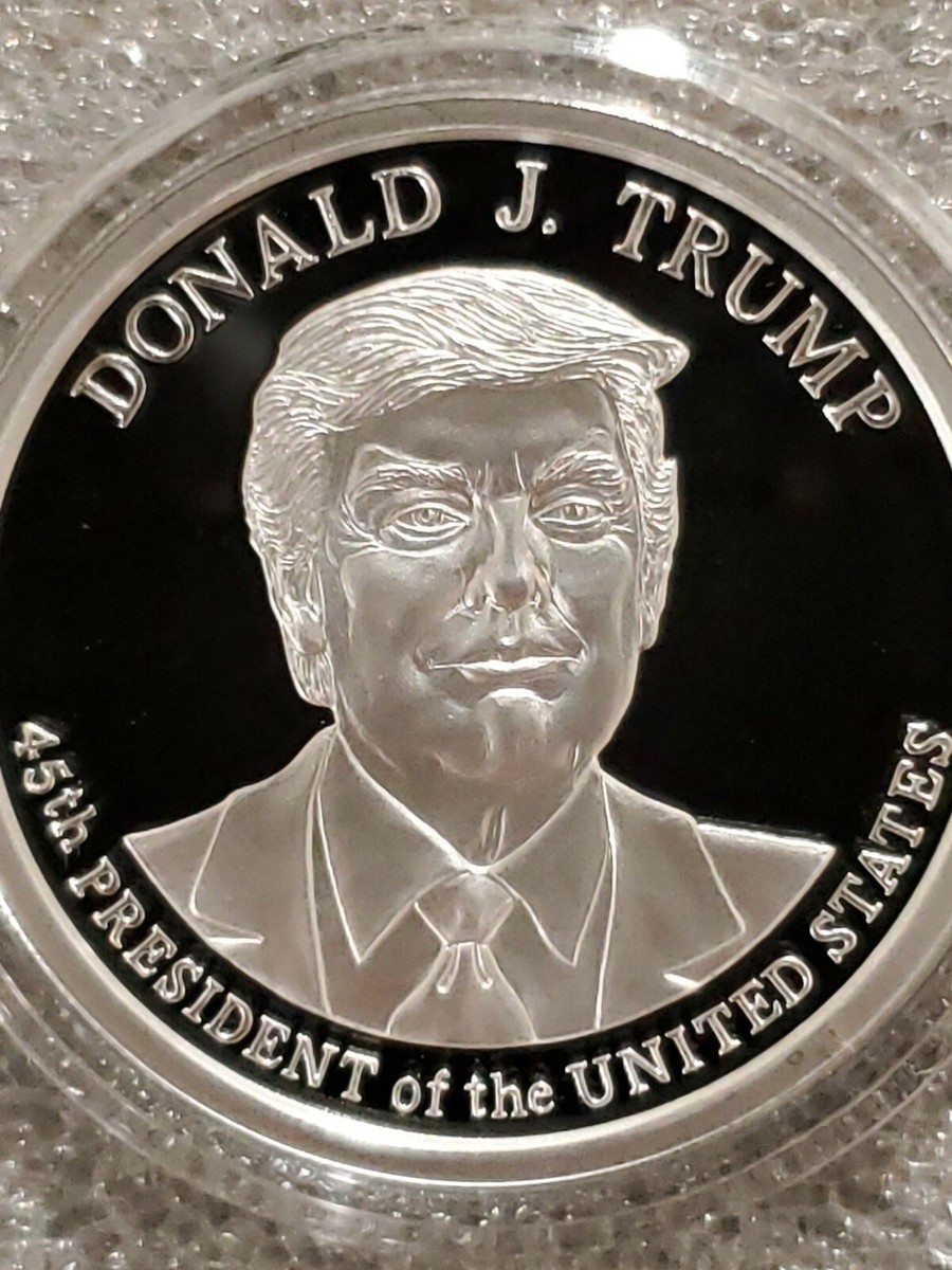 Donald Trump 2020 1 oz .999 silver proof coin 45th President