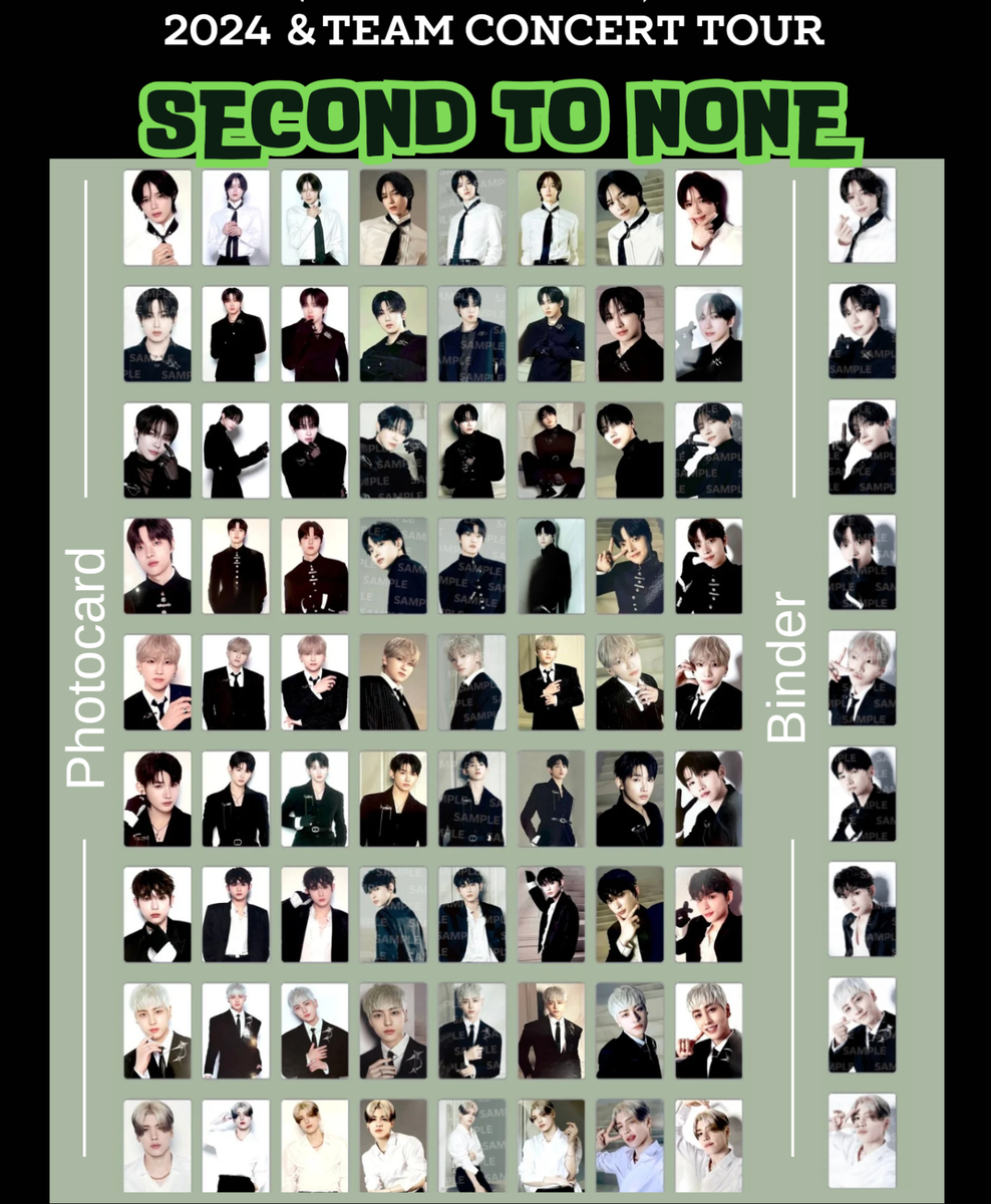 ＆TEAM Second to NONE 東京有明 会場限定トレカ コンプセット ＆TEAM