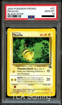PSA 10 GEM MINT Pikachu # 27 