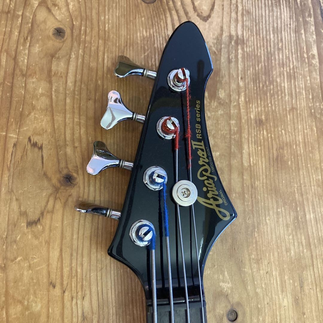 Aria Pro II RSB Black Electric Bass Guitar Made in Japan Shipping