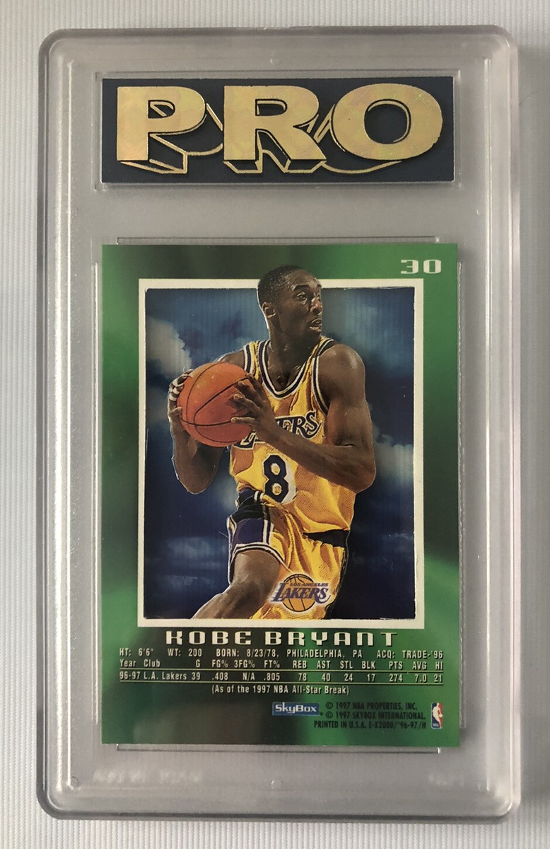 1996-97 Skybox E-X2000 - Kobe Bryant #30 (RC) for sale online | eBay