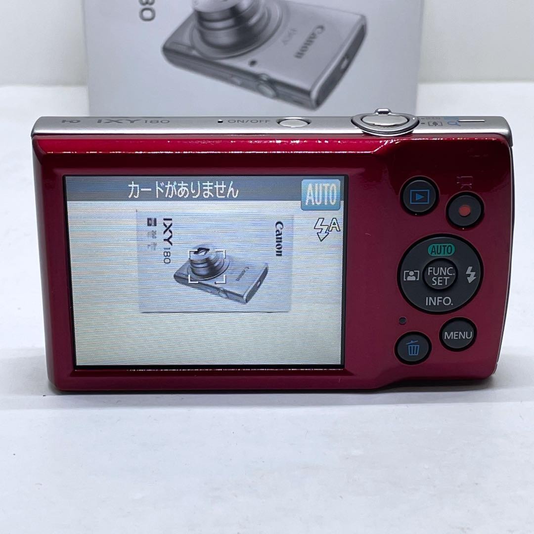 CANON 1098C001 IXY 180 RE (レッド) デジカメ