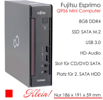 ミニPC FUJITSU ESPRIMO Q556/M i7-6700T 16GB ミニPC FUJITSU ESPRIMO