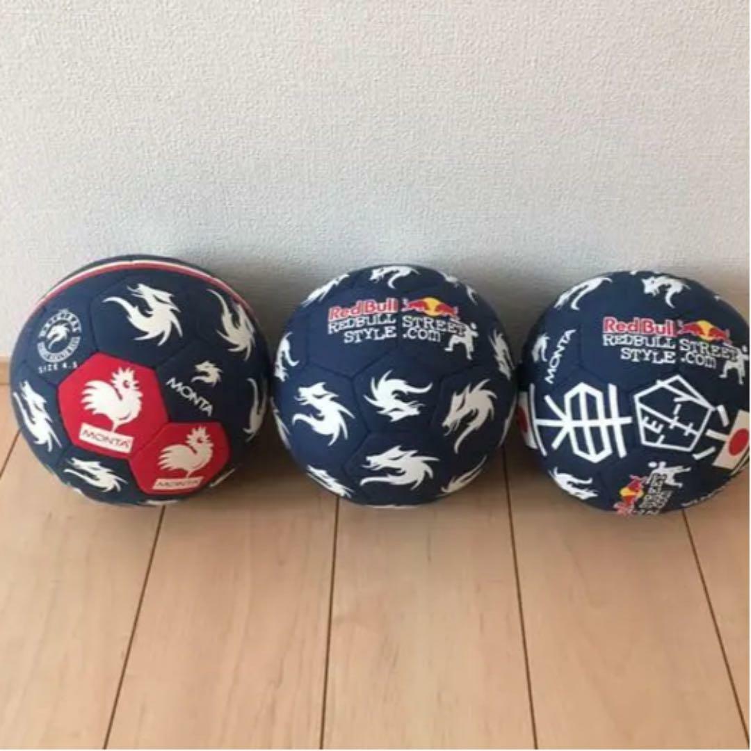 MONTA REDBULL フリースタイルフットボール 4.5号 MONTA REDBULL
