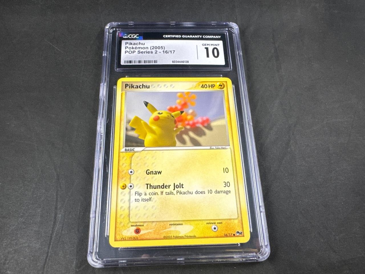 CGC GEM MINT 10 ピカチュウ POPシリーズ2 2005 英語版 ☆PSA10☆GEM