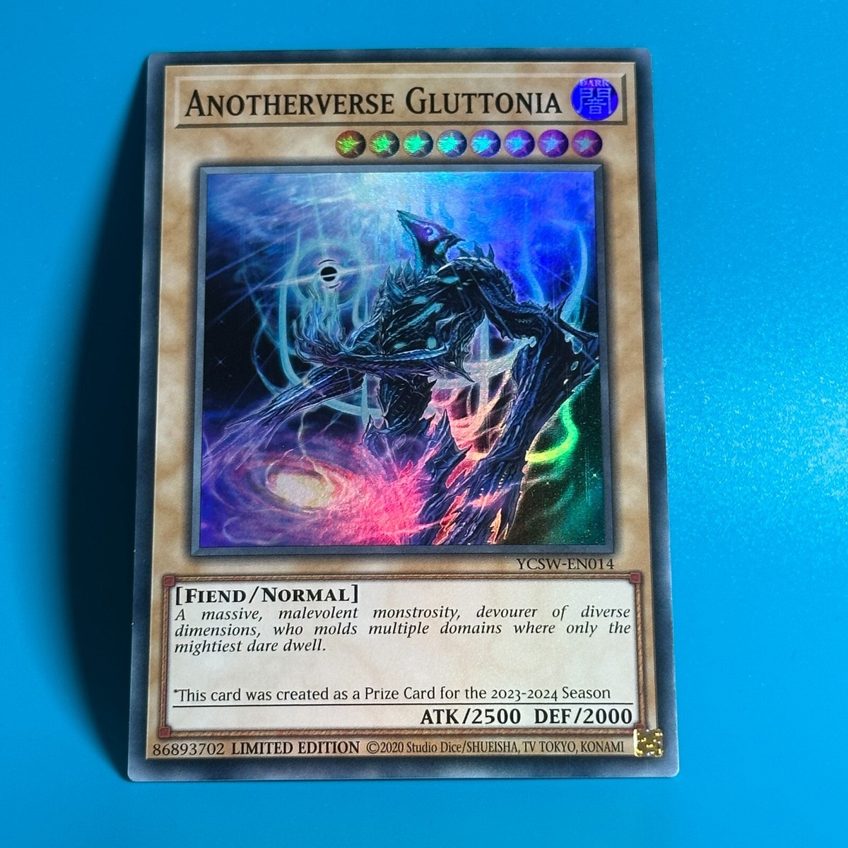 遊戯王 YCSW ANOTHERVERSE GLUTTONIA 北米版 英語