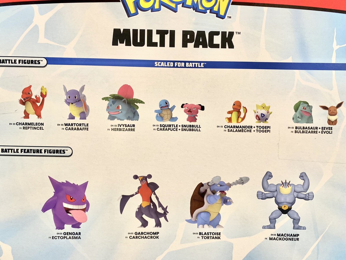 Wicked Cool Toys Pokemon Battle Figures - Pack of 10 191726383437