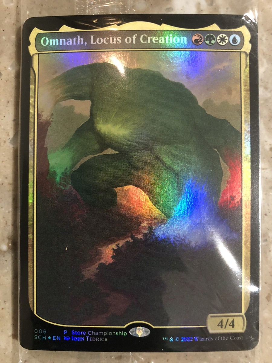 □テキストレス□ 創造の座、オムナス Foil MTG 最 安 価格 創造の座、