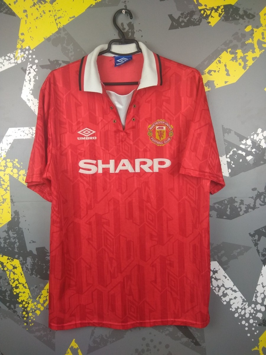 92-94 マンチェスターユナイテッド アンブロ ホームユニフォーム 正規