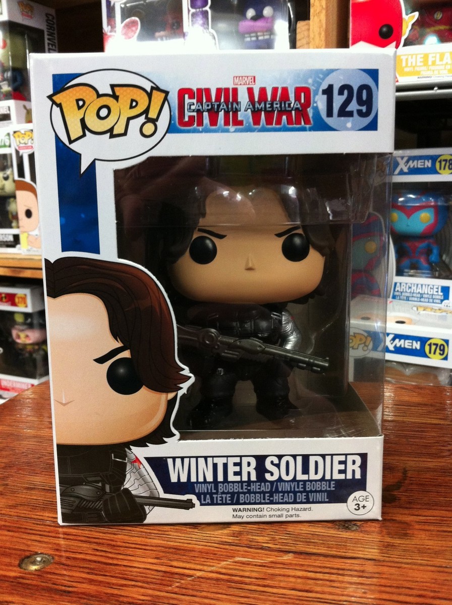 Captain America Civil War Winter Soldier Pop Vinyl Figure 129