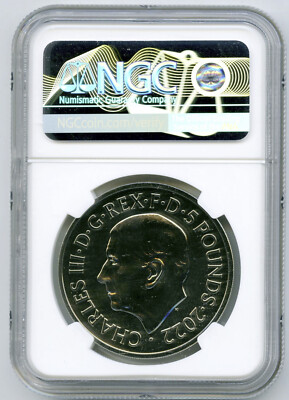 NGC MS69DPL 2022 イギリス £5 Commonwealth 2022 GREAT BRITAIN 5PD