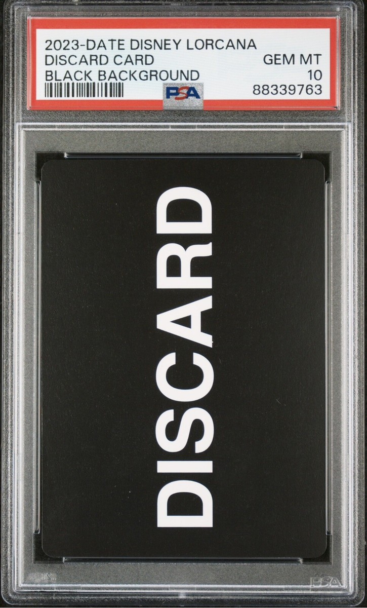 PSA10 初版 lorcana DISCARD エラーカード 希少 ロルカナ Disney