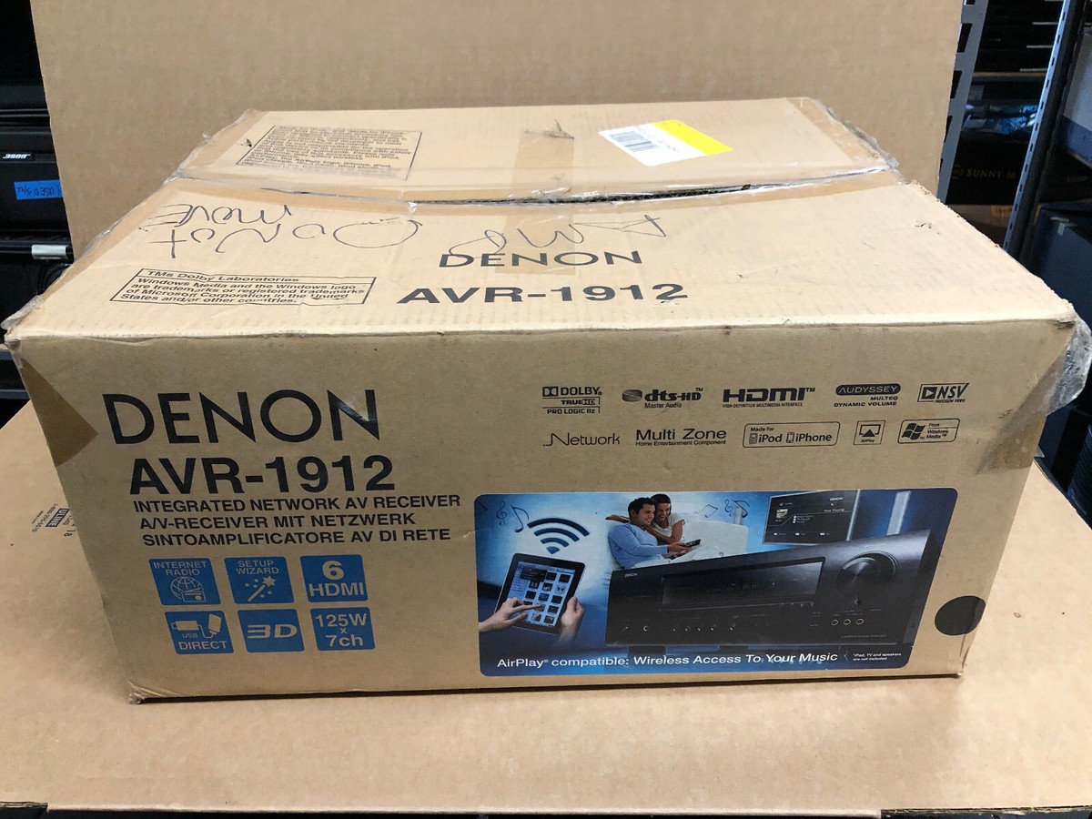 Denon AVR 1912 7.1 Channel 125 Watt Receiver for sale online | eBay