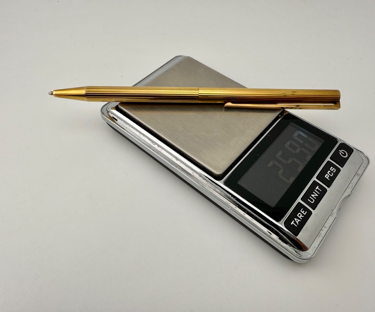 S.T. Dupont Classique Stylo Bille Gold Plated Ballpoint Pen | eBay