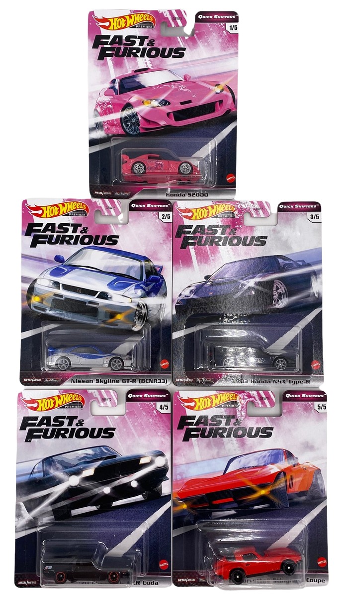 Hot Wheels ワイルドスピード クイック・シフターズ全5種セット