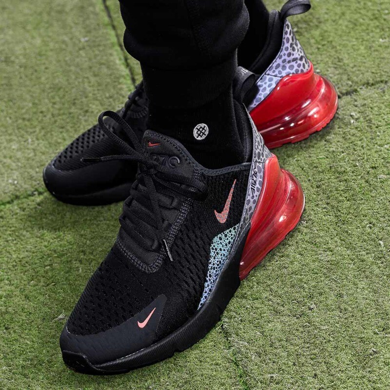 Nike Air Max 270 Reflective Safari Off Noir Habanero Black Red