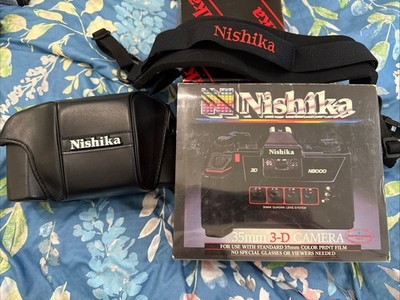 Nishika N8000 35mm Quadrascopic Stereo 3D Lenticular Camera for