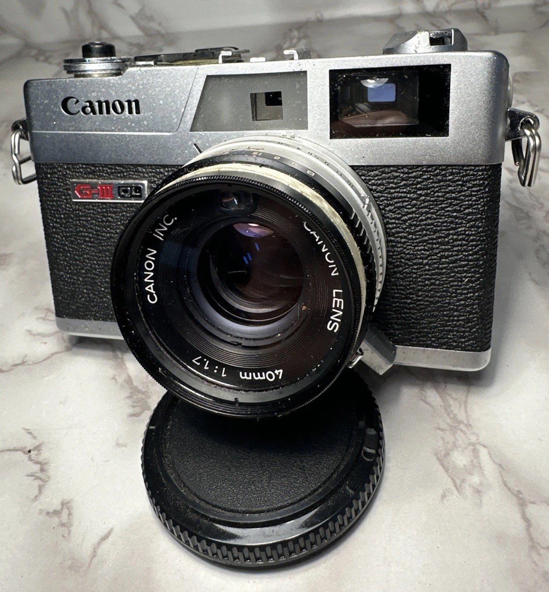 Canon Canonet QL17 GIII G3 40mm f1.7 Rangefinder Camera From JAPAN