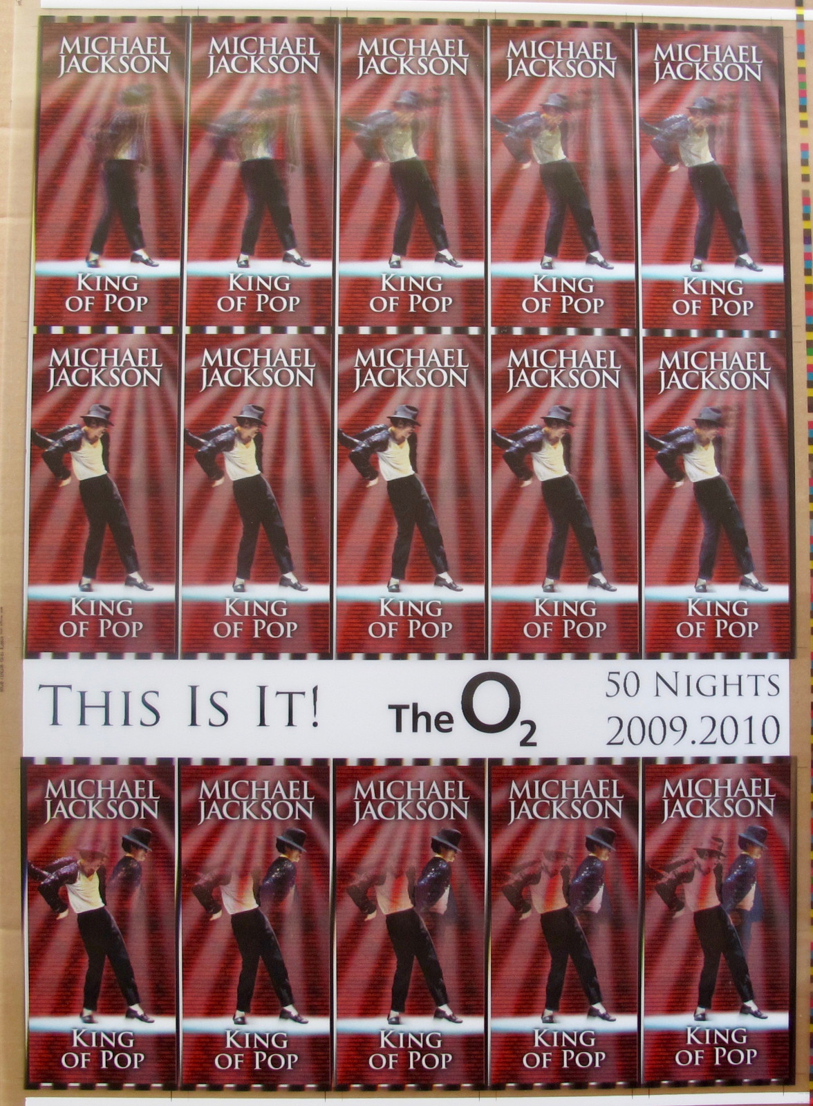 マイケルジャクソン this is itチケット 葬儀パンフレット リスト