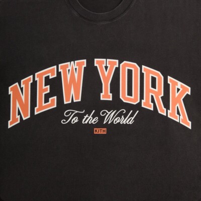 Kith New York Knicks New York to World Vintage Basketball Tee