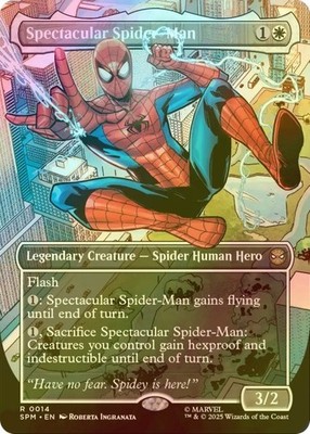 MTG スペクタキュラー・スパイダーマン(239) テクスチャーfoil MTG