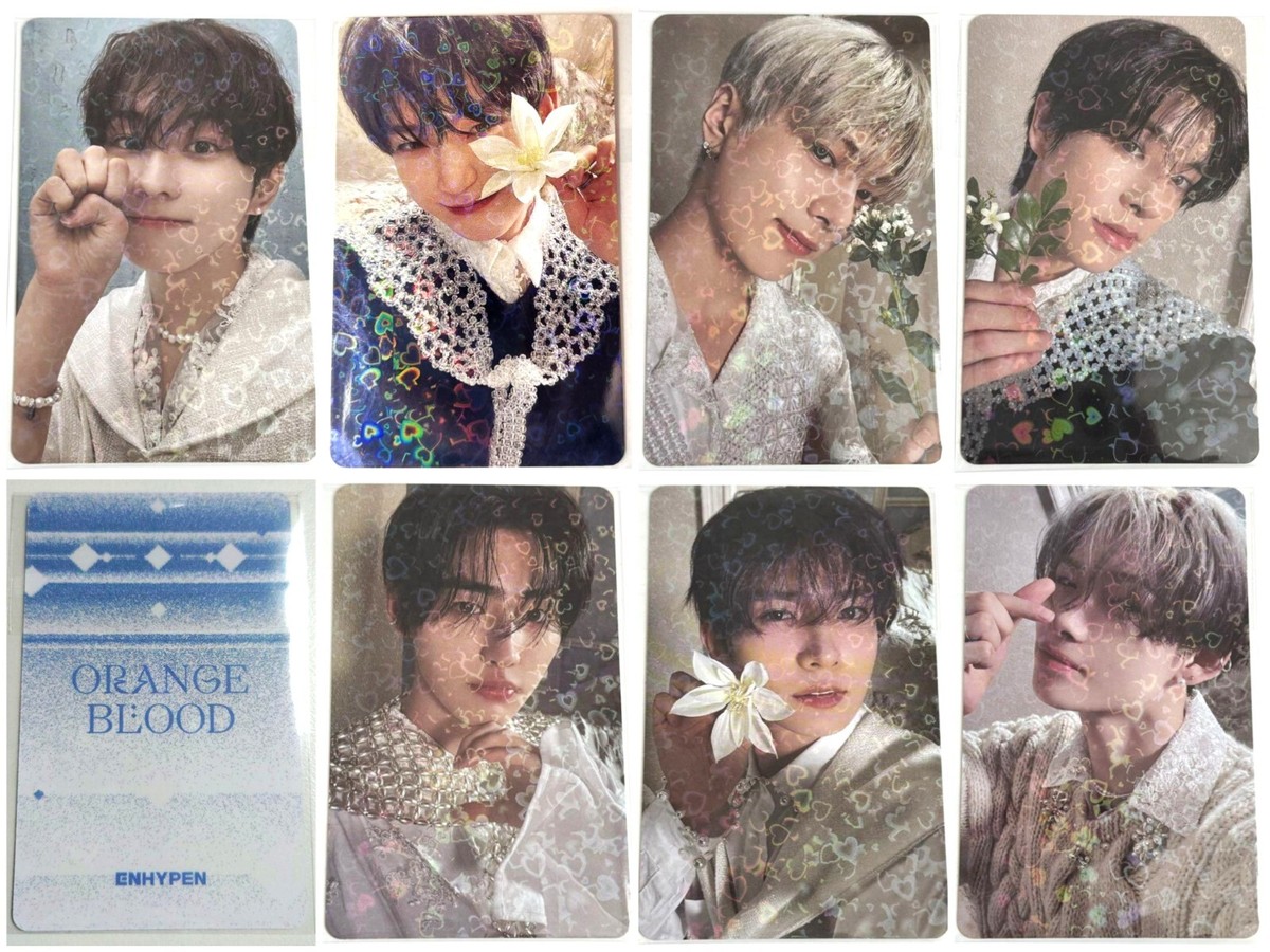 ENHYPEN クリアランス ORANGE BLOOD Weverse ホログラム トレカ