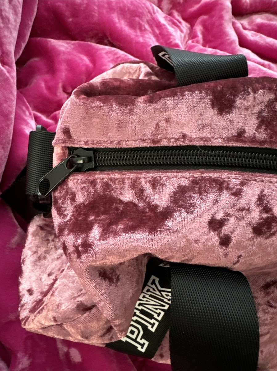 Victoria's Secret PINK Velvet Logo Duffel Bag | eBay