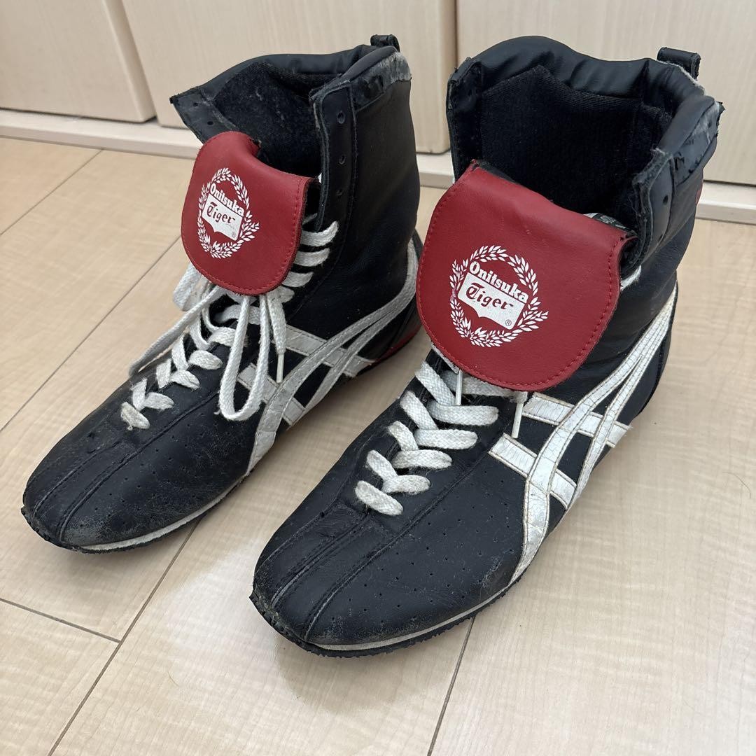 ☆Onitsuka Tiger ☆ボクシングシューズ 高トップ 27cm Asics Onitsuka