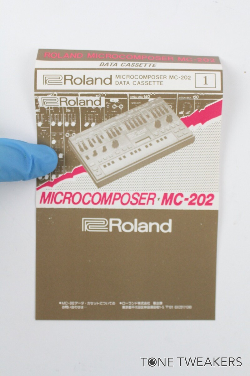 Roland MC-202 Microcomposer Data Cassette Rare Collectible VINTAGE