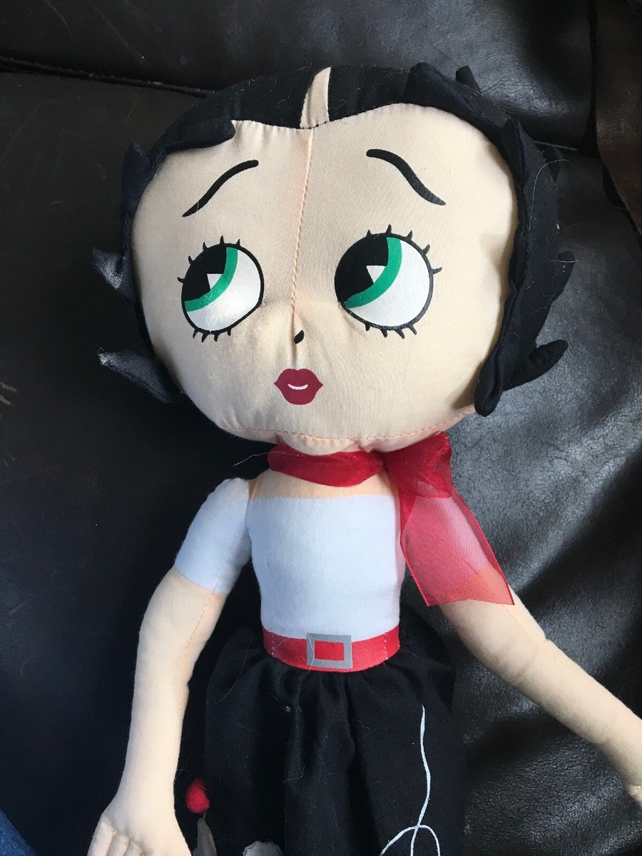 Betty Boop King Features Fabulous 50's Jitterbug Black Dress Plush