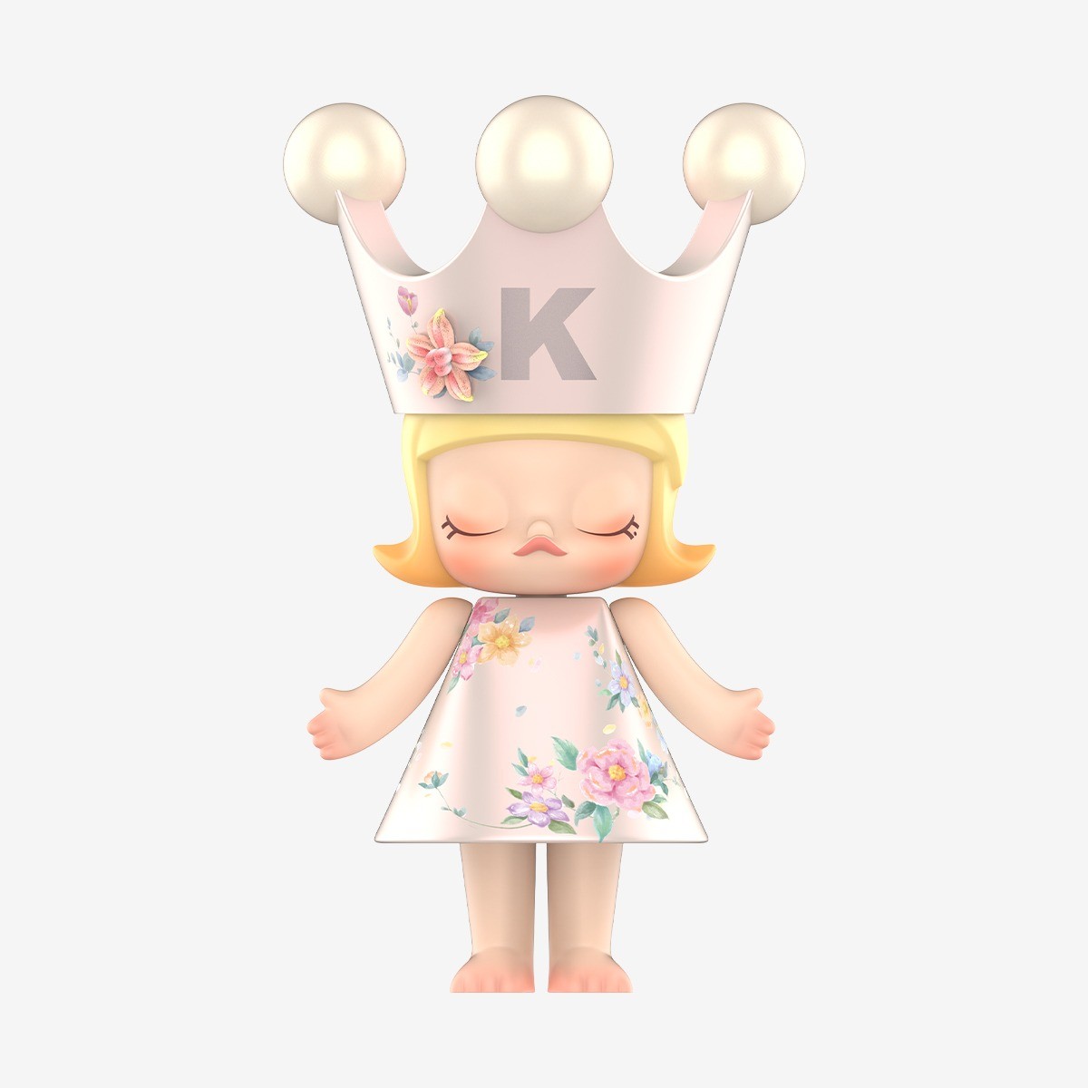 MEGA ROYAL MOLLY 400% Velvet Flowers Figure 38cm POP MART Limited