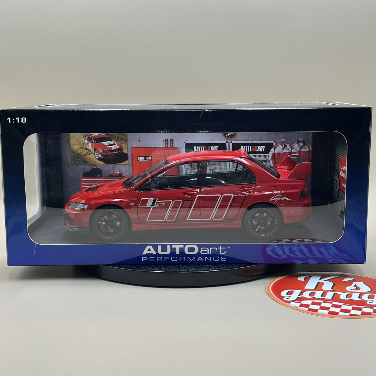 1⁄18 AUTOart 三菱 ランサーエボリューションⅥ トミ・マキネン