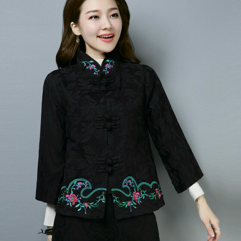 EMBROIDERY COLLAR COAT アメリヴィンテージ AMERI vintage EMBROIDERY