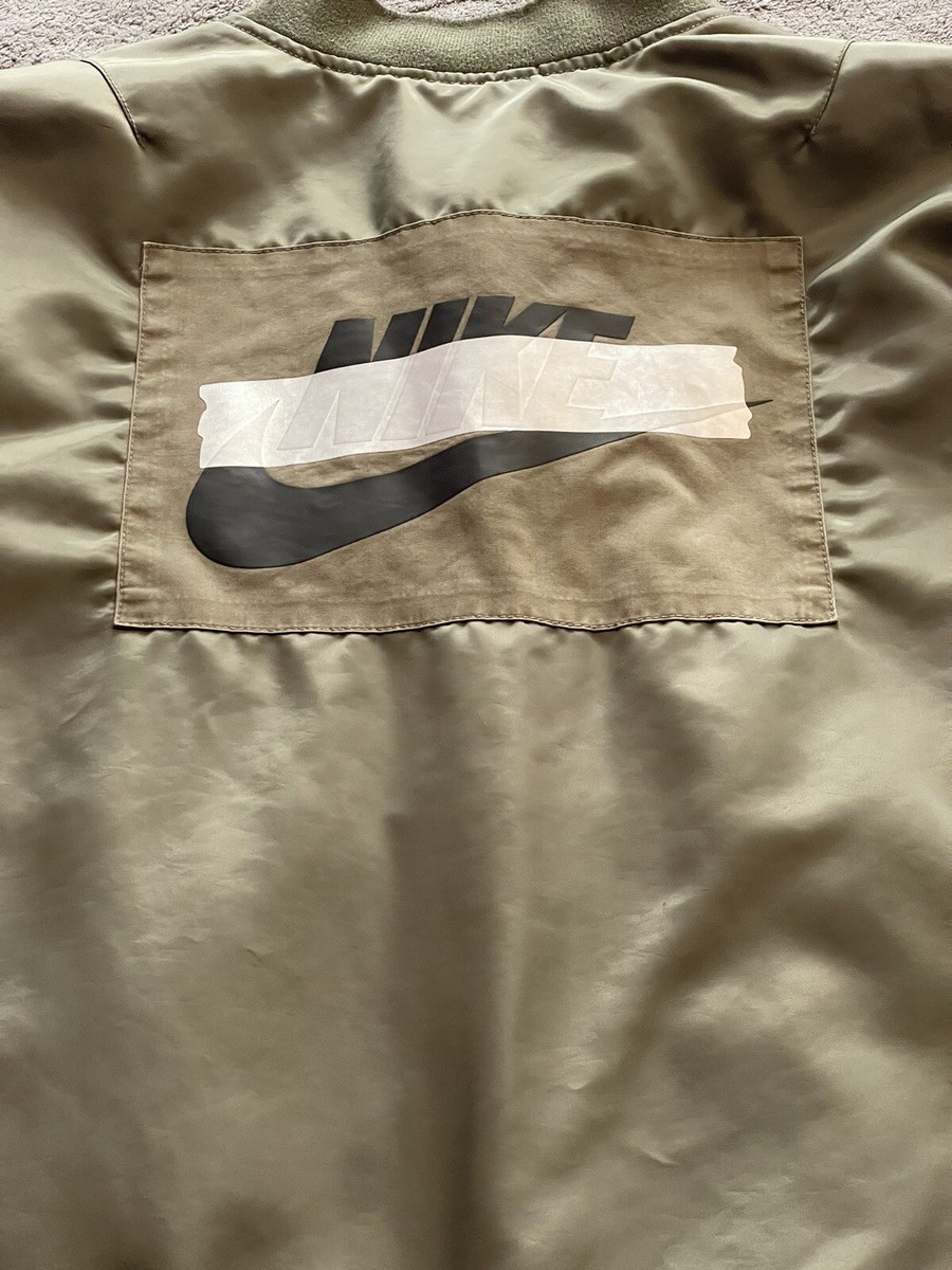 Nike New Punk 3D Logo Aviator Flight Jacket ( size 3xl) Cz1670-380