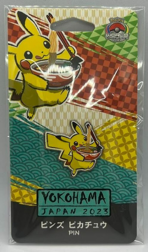 Pokemon World Championships WCS2023 Yokohama Limited Pikachu Pins