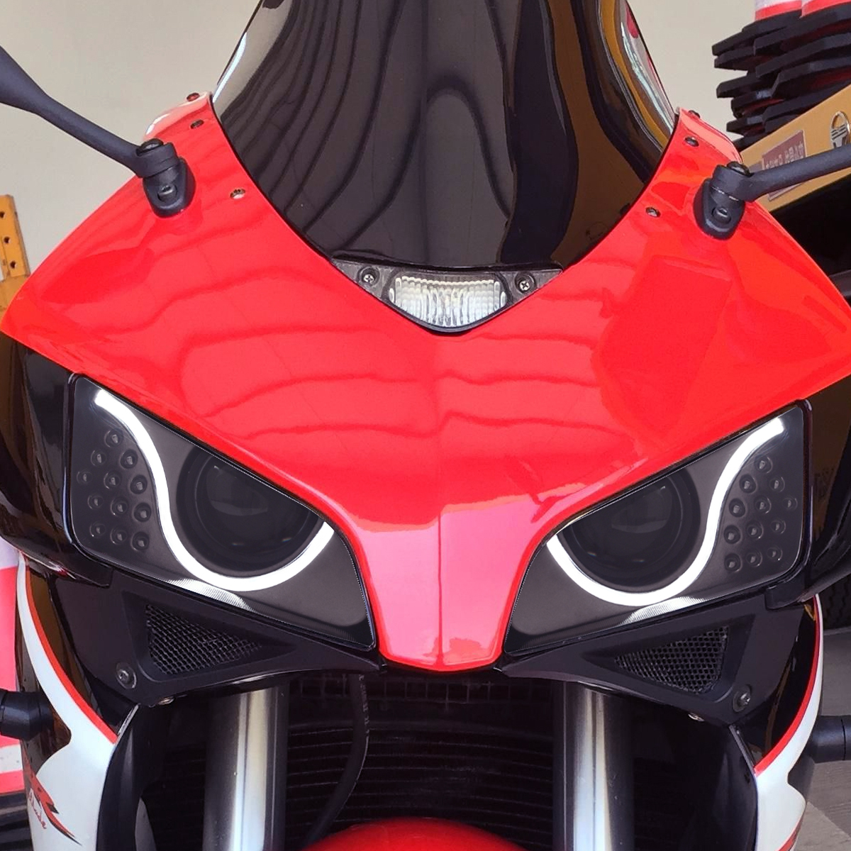 KT LED Fiber HID Headlight Assembly for Honda CBR1000RR 2004 05 06