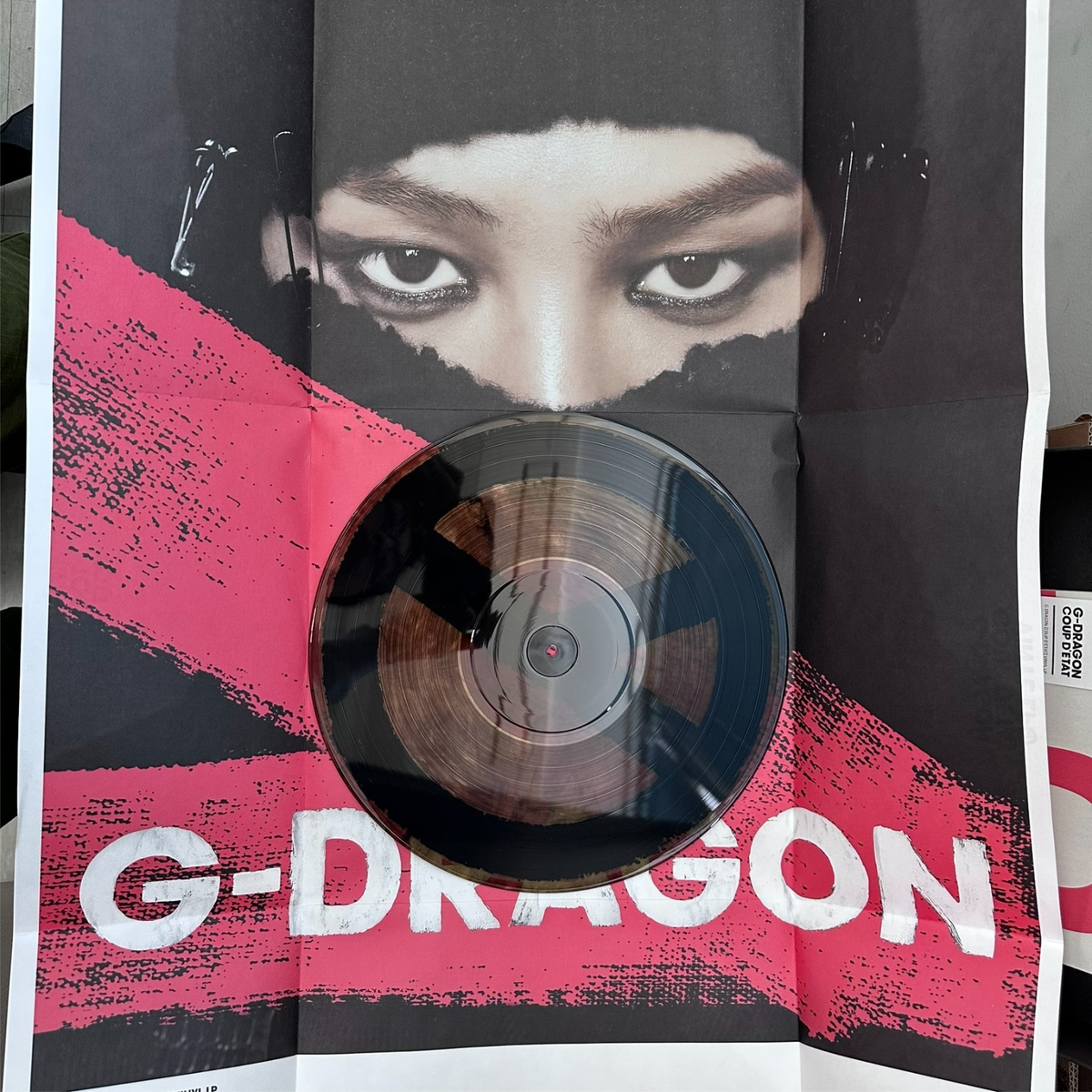 ジヨン直筆ナンバリング G-DRAGON COUP D'ETAT 限定版レコード G
