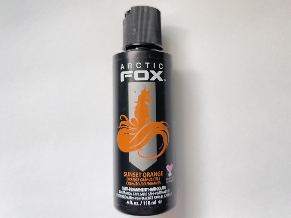 Arctic Fox 4-oz Semi-Permanent Sunset Orange Vegan Hair Dye Color