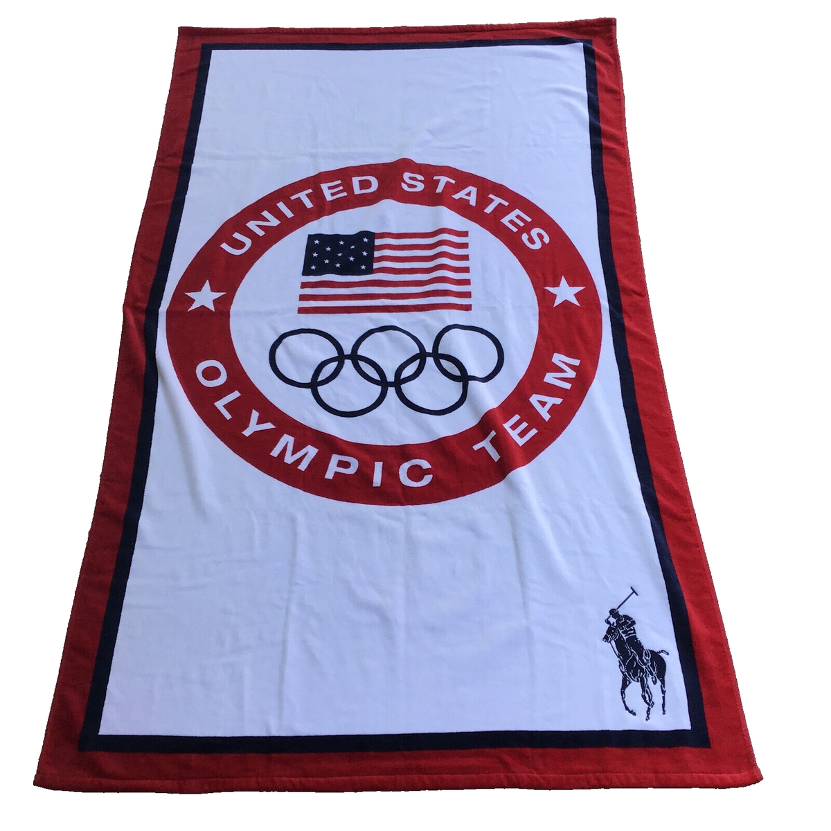 Vintage Polo Ralph Lauren United States Olympic Team Beach Towel