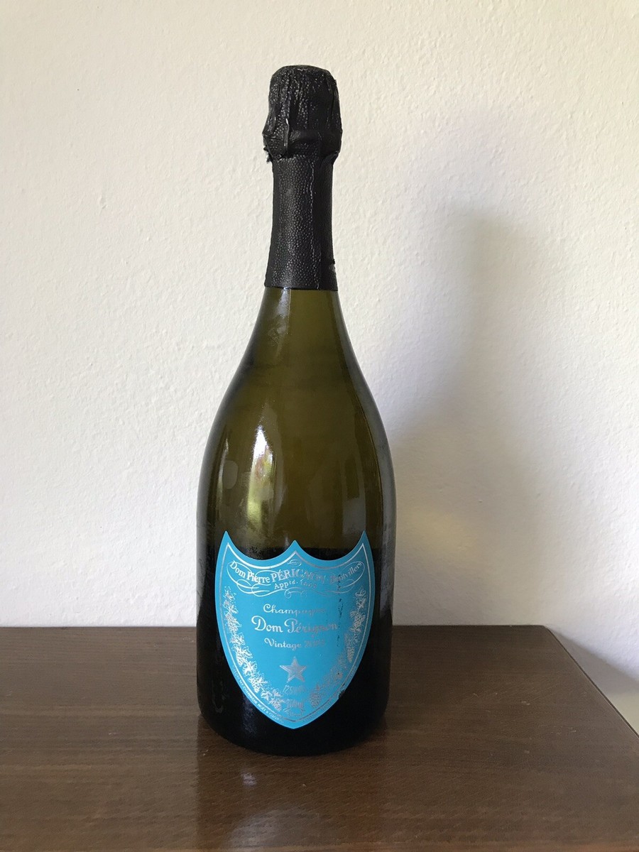 Champagne Dom Perignon 2002 Warhol Edizione Limitata Azzurro Blue